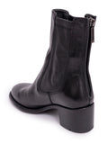 Brown Mid Heel Boot