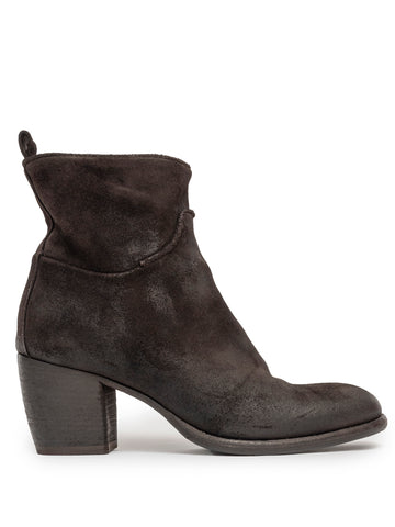 Medium Heel Brown Boot