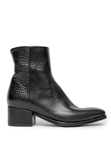 Black Mid Heel Boot