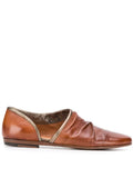 Zapato Plano Camel - Plata