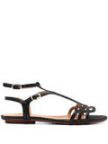 Black Flat Sandal