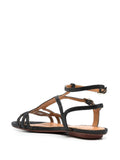 Black Flat Sandal