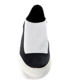 Black and White Flat Shoe